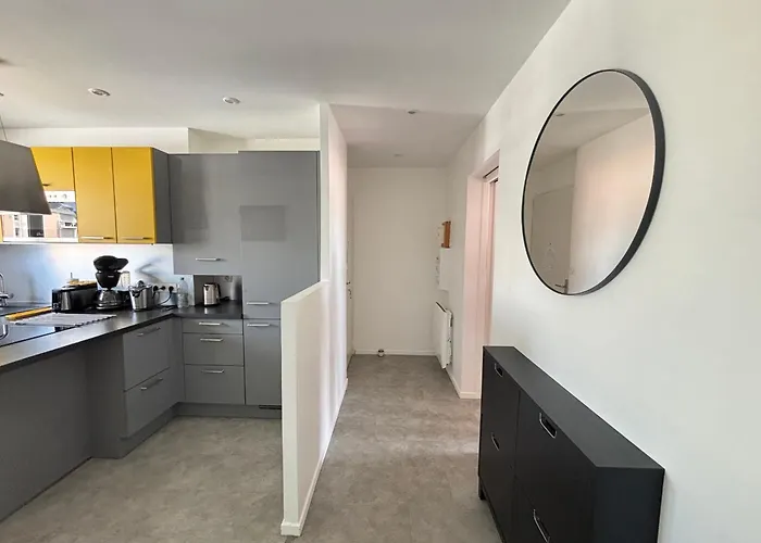 Moderne Centre-ville, Proche Plage, 5 Couchages, Parking Privé - Fr-1-197-555