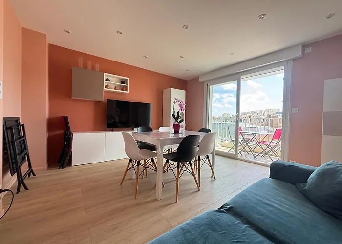 Appartamento Moderne Centre-ville, Proche Plage, 5 Couchages, Parking Privé - Fr-1-197-555 *