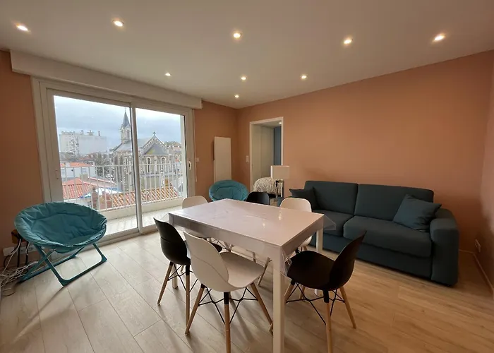 Moderne Centre-ville, Proche Plage, 5 Couchages, Parking Privé - Fr-1-197-555