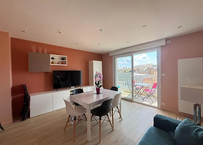 Appartamento Moderne Centre-ville, Proche Plage, 5 Couchages, Parking Privé - Fr-1-197-555